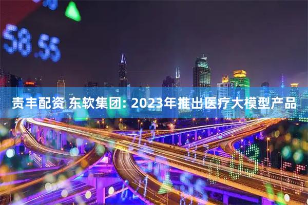 责丰配资 东软集团: 2023年推出医疗大模型产品